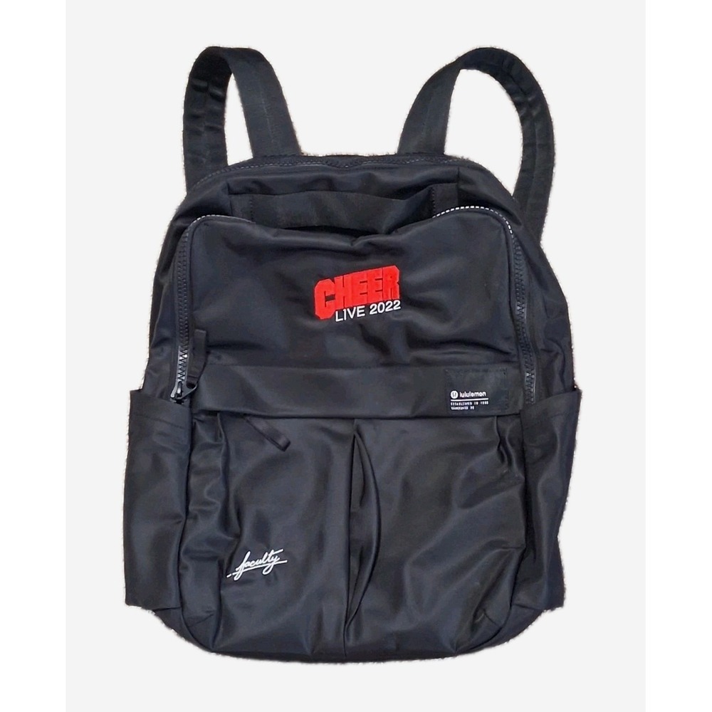 Lululemon Custom Made Everyday Backpack Black Water Repellent Laptop Bag 2020